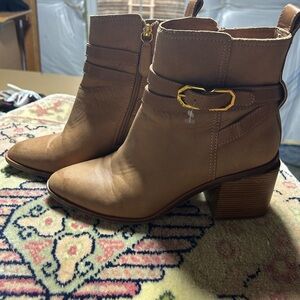 Louise et Cie Tan Ankle Boots